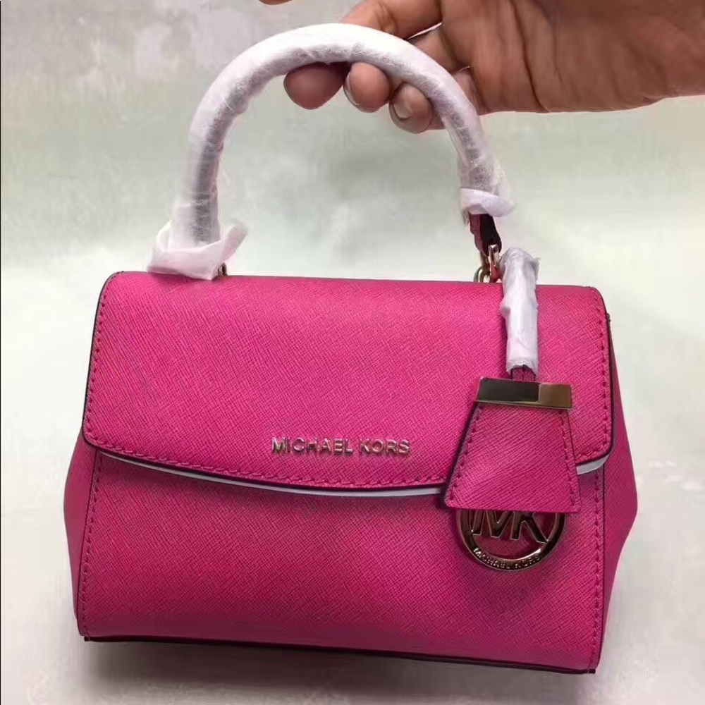 Michael Kors extra small Ava Satchel ultra pink